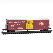 Micro-Trains MTL N-Scale 50ft Standard Box Car Milwaukee Road #3094