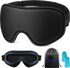 Sleep Mask for Men Women Blackout Eye Masks for Sleep - 3D Breathable Soft Co...
