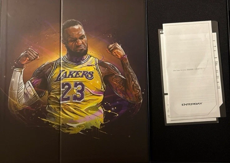Enterbay coleção NBA escala 1/6 verdadeira obra-prima LeBron James - Imagem 2 de 4
