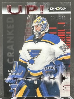 Jordan Binnington 2022-23 Upper Deck Synergy Cranked Up Red /399 #CU-JB