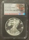 2019-S $1 SILVER AMERICAN EAGLE Trolley Car NGC PF70 Early Releases : 09686