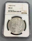 1904 O US Morgan Silver $1 NGC MS63 L25403