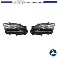 Pair For Lexus GS450h GS350 GSF 2016-18 LED Headlight Assy Front Left+Right Side