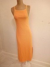 Old Navy Orange Mini Dress Signs Medium Summer Sleeveless