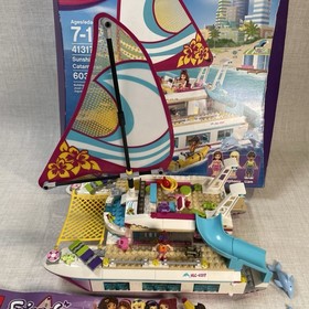 LEGO FRIENDS Sunshine Catamaran 41317 Near Complete With Box And Manual