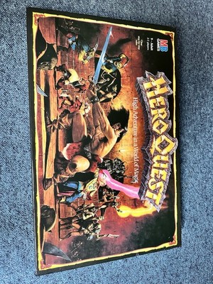 Games Workshop Heroquest Board Game 1989 Complete Unpainted And Unglued