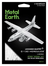 Fascinations Metal Earth Lockheed Martin C-130 HERCULES Aircraft 3D Model Kit