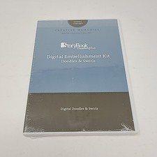 Creative Memories Storybook Creator  Digital Embellishment Kit Doodles  Swirls