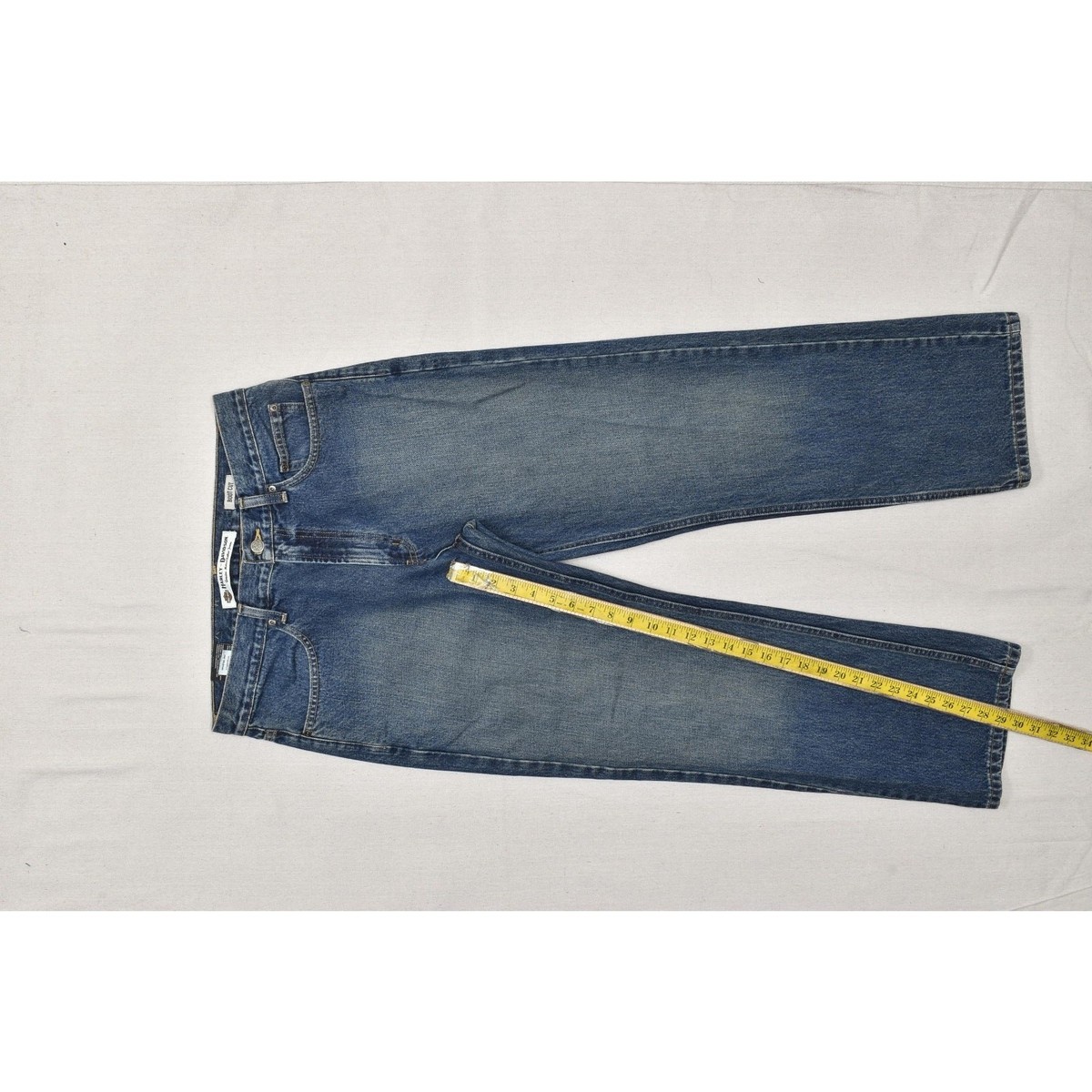 Harley-Davidson Men's Blue Boot Cut Jeans Regular Size 34x30 100