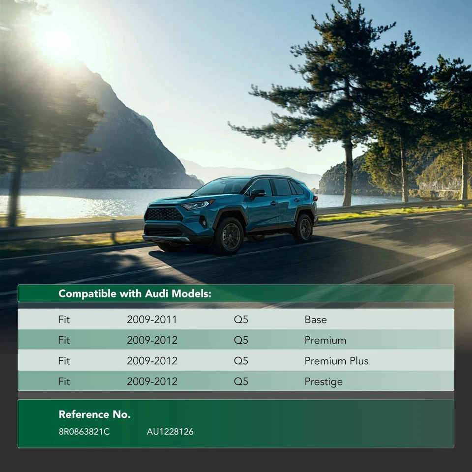 Protector contra salpicaduras motor delantero para Audi Q5 2009 2010 2011 2012 8R0863821C plástico Foto 2 de 4