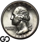 1941-S Washington Quarter, Solid Gem BU++