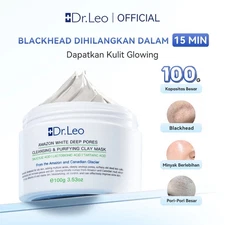 Dr. Leo Amazon White Clay Mask 100g – Deep Pore Cleansing & Purifying