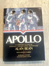 Apollo An Eyewitness Account by Alan Bean 1998 First Printing Large HCDJ