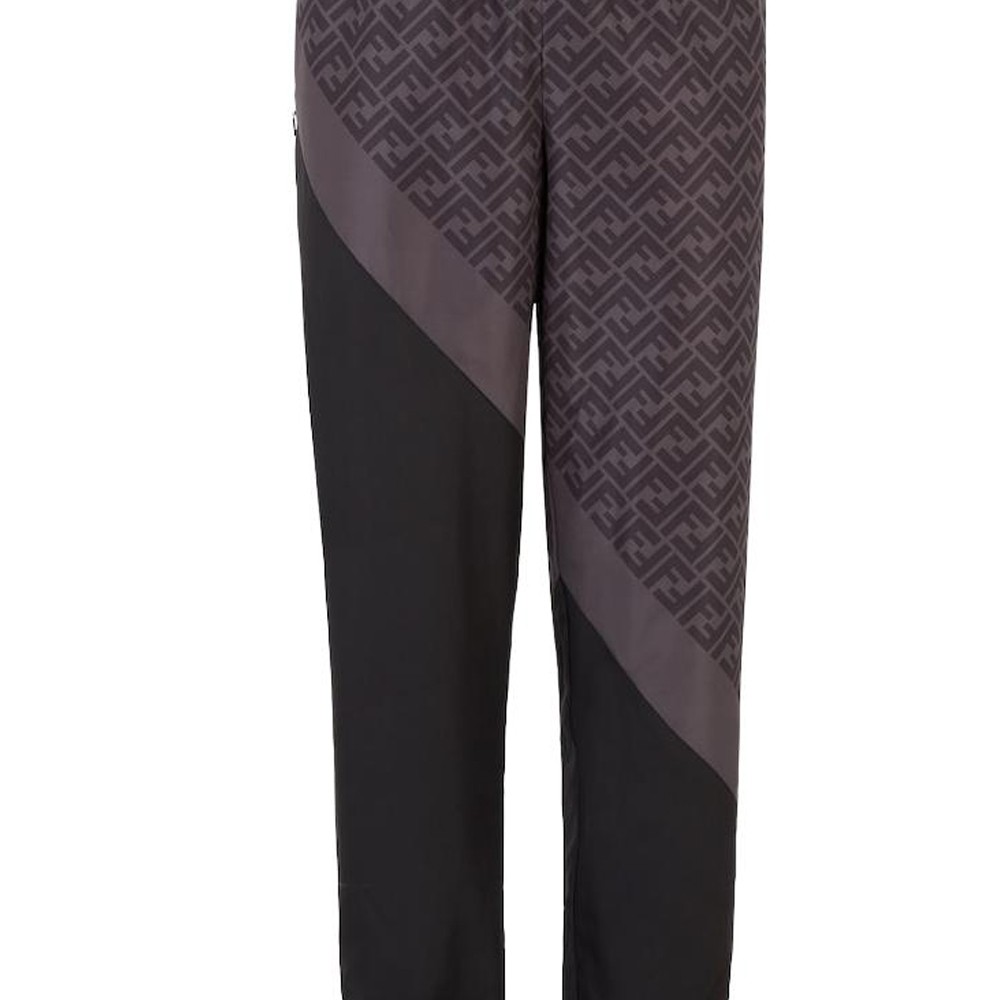 Fendi Jacquard Pattern Elastic Waist Straight Leg Casual Pants thumbnail 4