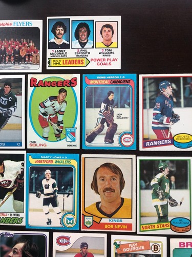 Vintage Hockey Card Lot 33 Cards (Chelios, LaFleur, Propp, Bergeron, Francis) - Picture 3 of 7