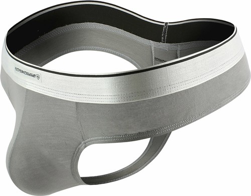 Herren Athelisch Elastisch Breite Taille G-String Sexy Beutel Unterwäsche Tangas Slips - Bild 6 von 18