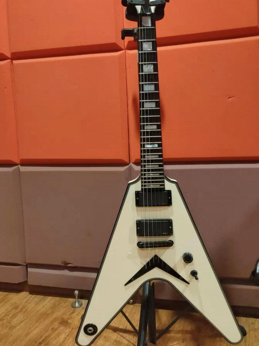 Chitarra Elettrica Solid Body Stile Dean ML Blue Lightning | Manico Mogano 22 Tasti | Destrorso
