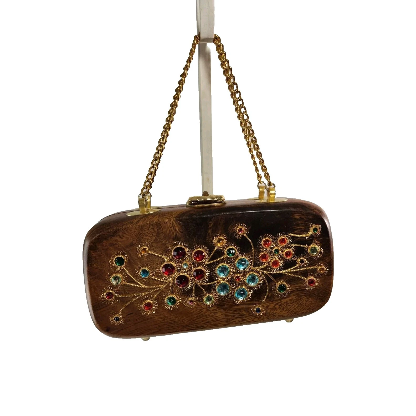 Wooden Vintage Purse