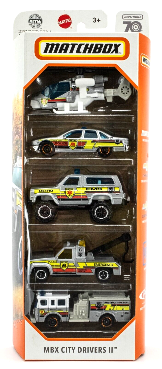 2023 Matchbox MBX City Drivers II 5-Pack | Caprice | Blazer | GMC