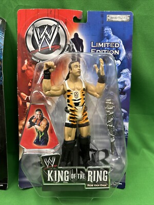 VINTAGE SEALED 2002 WWE Jakks King of the Ring Rob Van Dam Action
