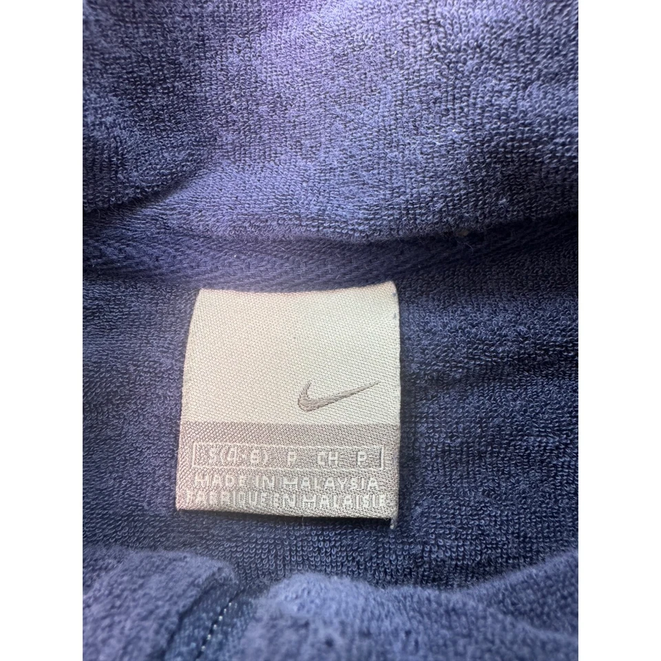 De Colección Nike Chaqueta de Pista Mujer Pequeña Centro Swoosh Terry Tela Cremallera Completa Años 90 Y2K Foto 3 de 4