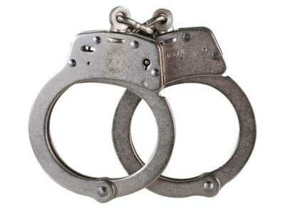 Smith & Wesson Model 100 100-1 Handcuffs, Nickel - 350103