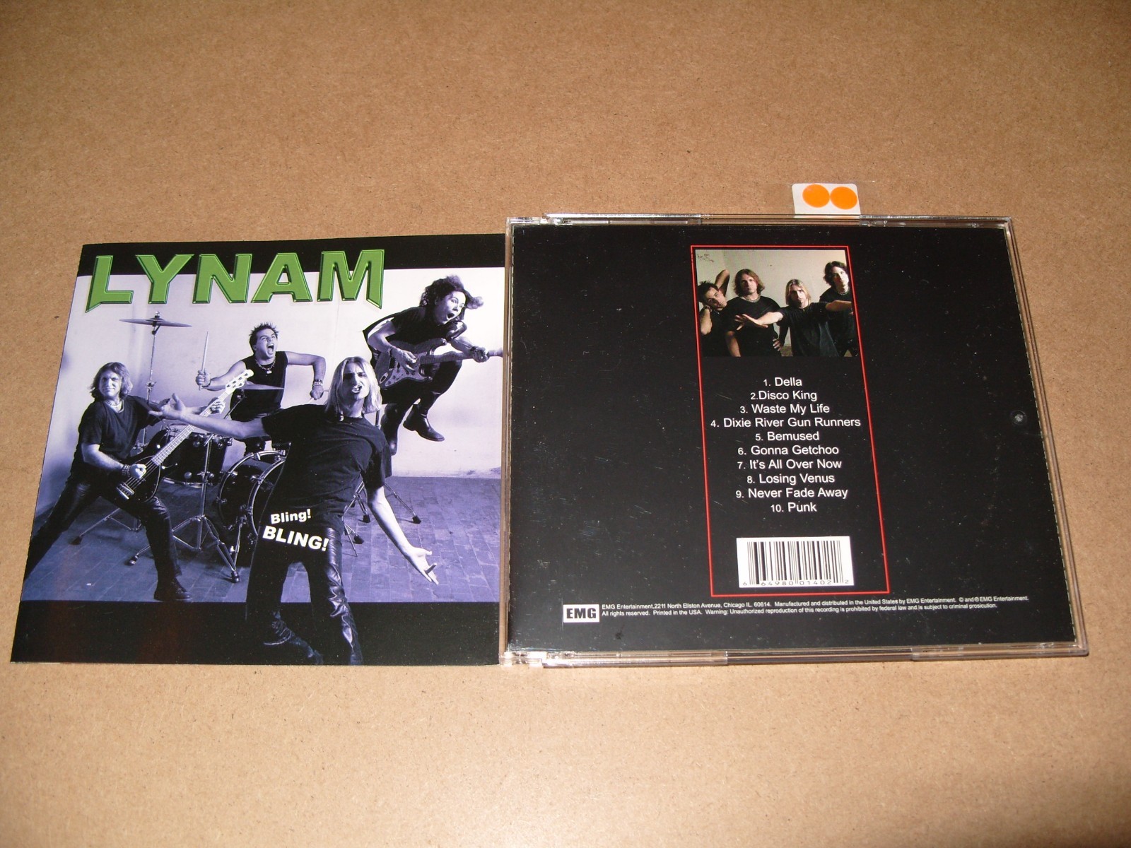 Lynam - Bling Bling  cd 2002 Near Mint Condition.  (R1)