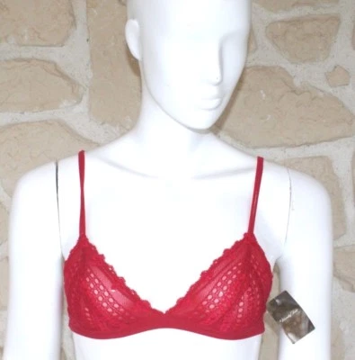 soutien-gorge rouge neuf taille 80 B de marque Vanity Fair - Photo 1/3