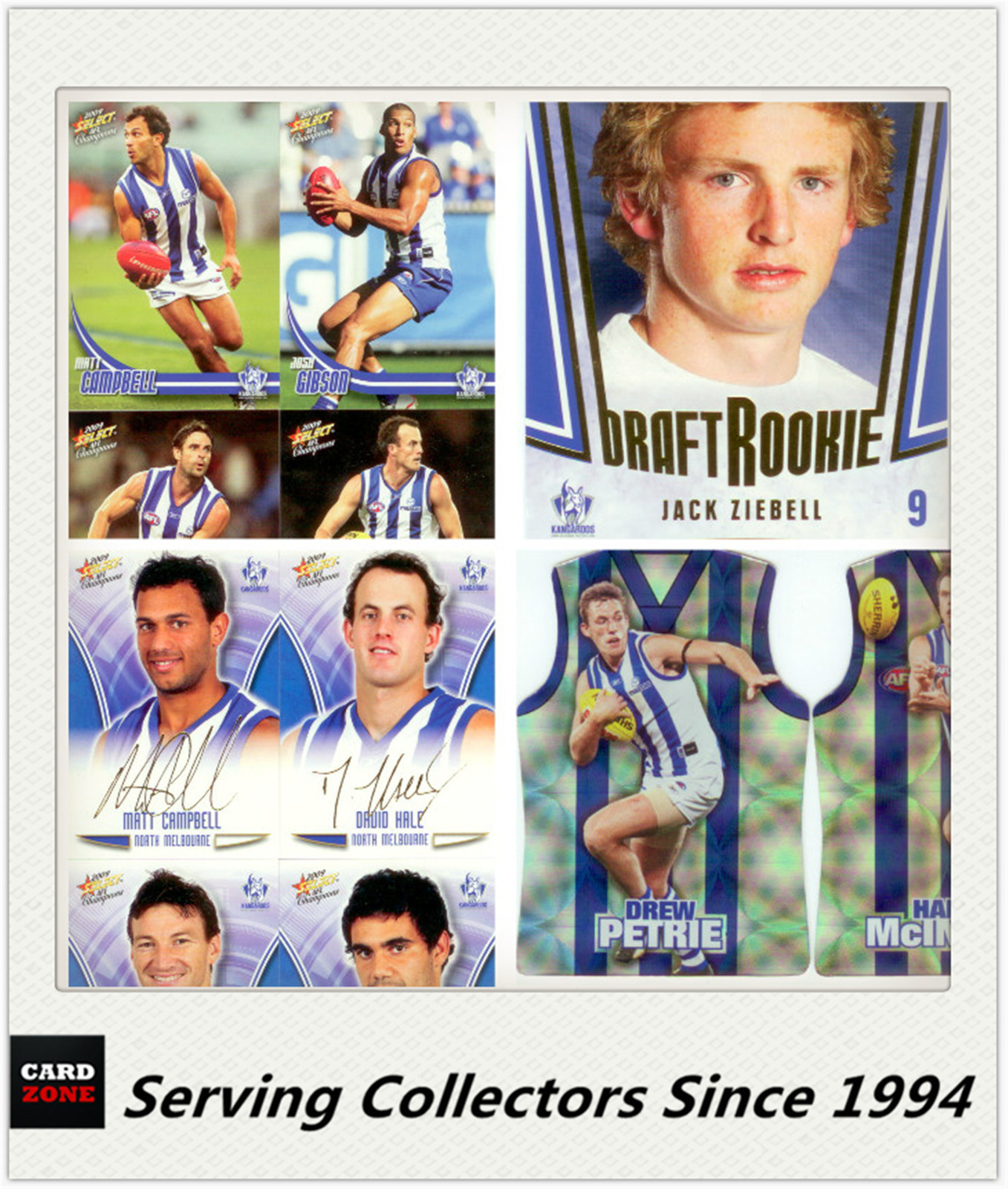 AFL Trading Card MASTER Team CollectionNTH MELBOURNE2009 Select AFL