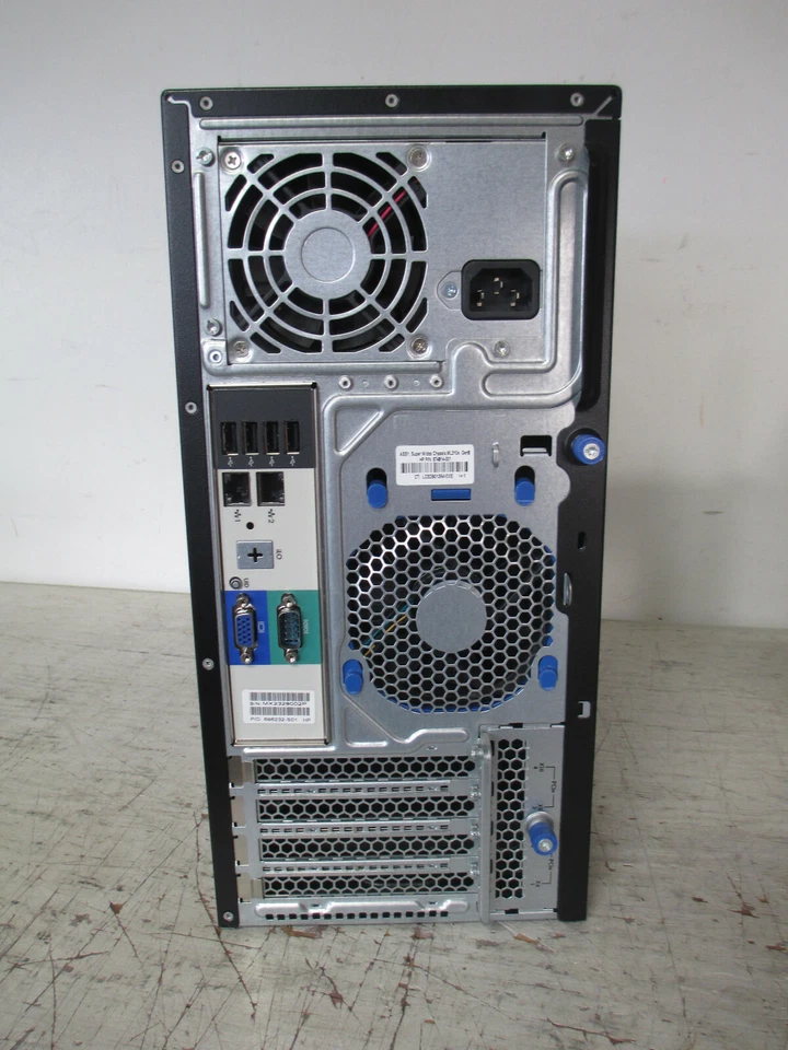 HP ProLiant ML310e Gen8 SERVER Intel Xeon Quad Core @ 3.10GHz 8GB DDR3 NO HDD - Image 3 of 4