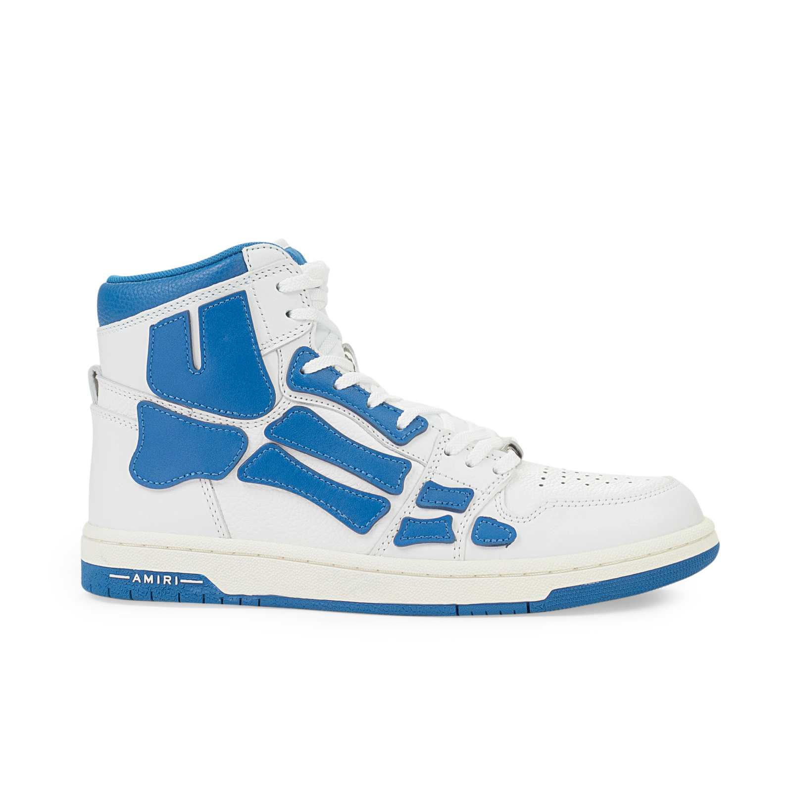 Высокие кроссовки NIB AMIRI White - Blue Skeleton с высоким берцем размер 740 650 долларов США 74690₽