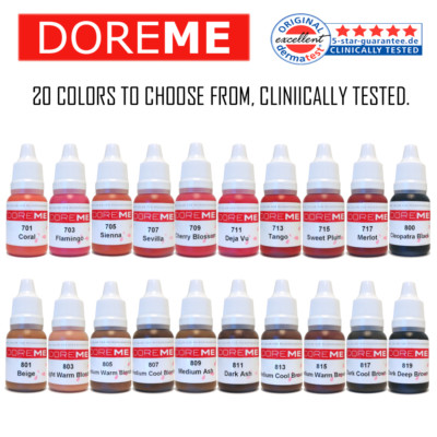 DOREME Organic Permanent Makeup Pigment Ink Tattoo Microblading Micropigmention