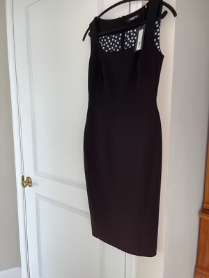 NWT Ungaro  $545 SMALL BLACK DRESS  Aimee  Size 6