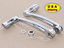 Chrome Heel Toe Gear Shifter Shift Lever Pedal Peg For Harley Touring Motorcycle