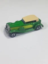 1976 Mattel Hot Wheels '31 Doozie Green w/ Tan Roof Die Cast Metal Exc Cond 1:64