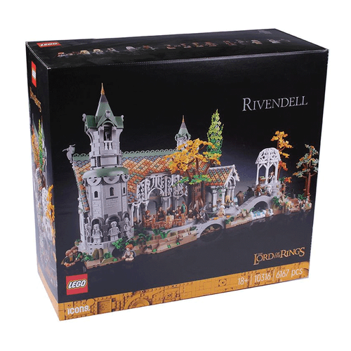LEGO Icons Herr der Ringe - Bruchtal (10316 ), 18+, 6.167 Teile. 15 Figuren - Bild 1 von 2