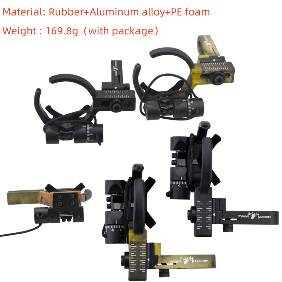 Compound Bow Drop Away Arrow Rest Adjustable LH RH Hand Archery Hunting Target - Image 3 of 4