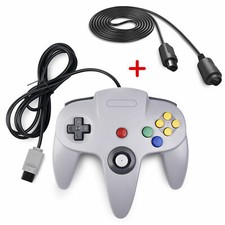 Retro Wired N64 Game Controller Joystick for Classic Nintendo N64 Console System