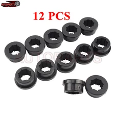 12 PCS POLYURETHANE BLACK BUSHINGS FOR SKUNK 2 LOWER CONTROL ARM REAR CAMBER KIT