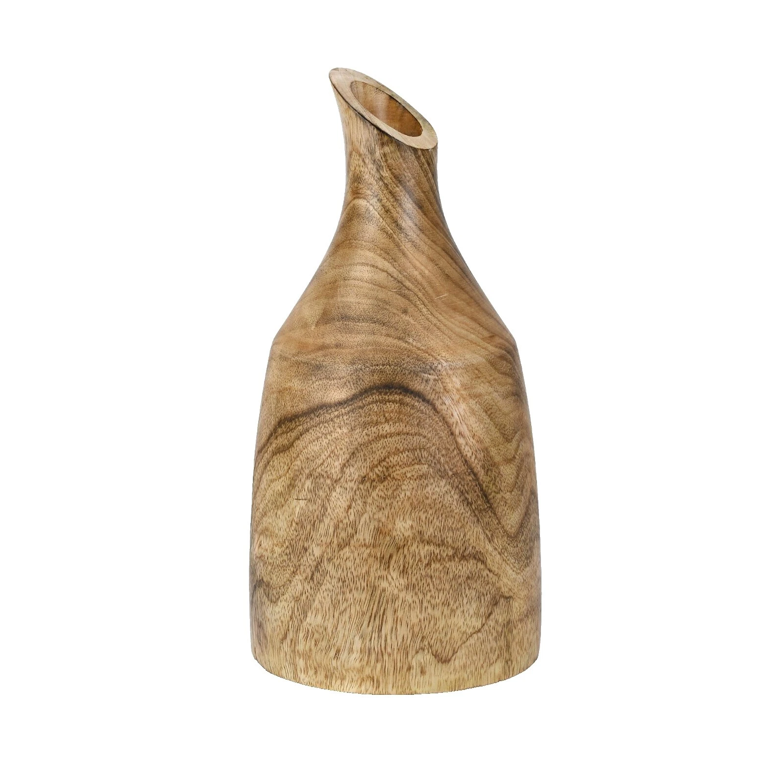 Round Wooden Flower Vase Vases