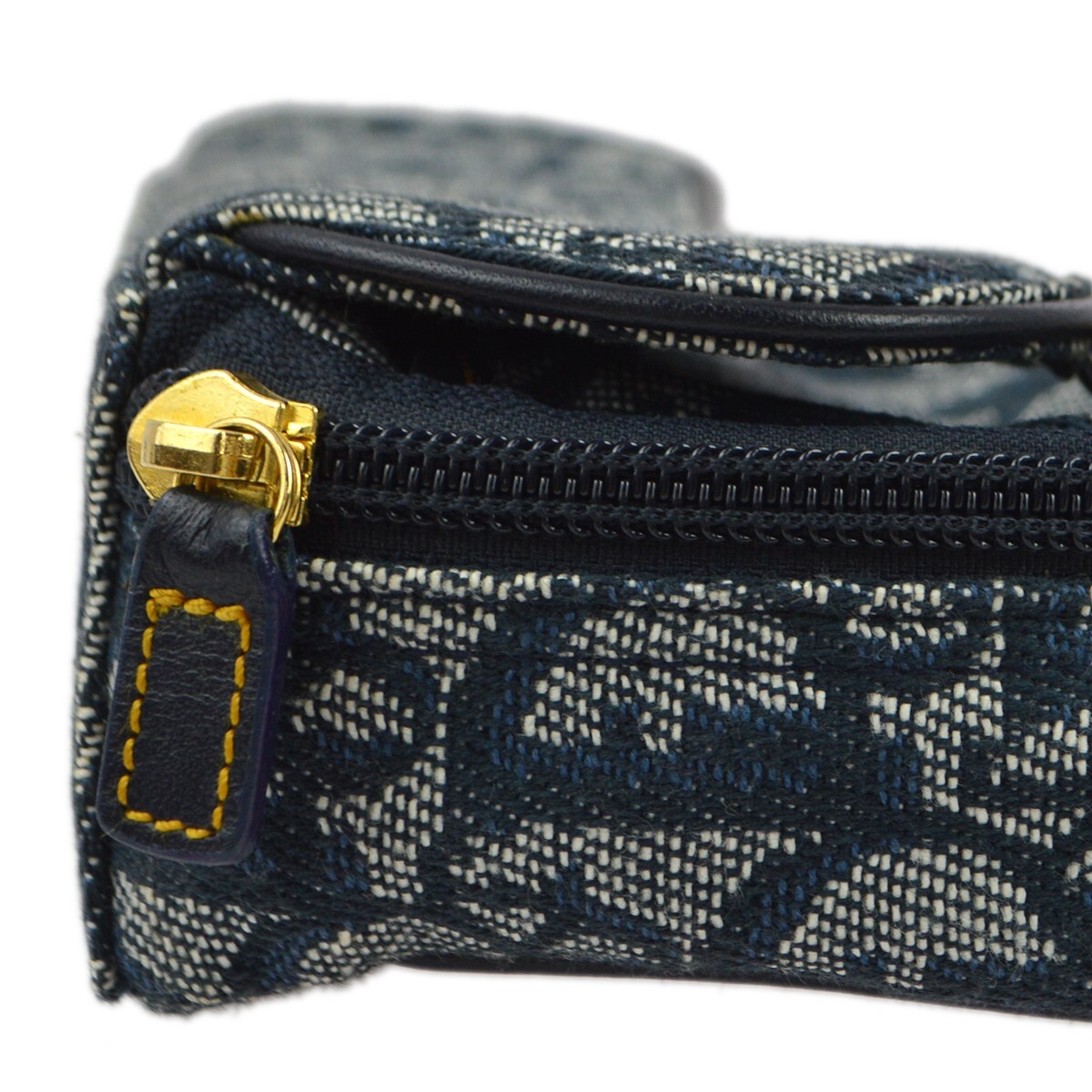 Christian Dior Trotter Pouch 【2】Navy Dior Navy Blue Monogram Trotter No. 2 Bumbag Waist Pouch