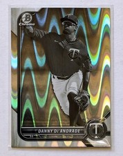 2022 Bowman Chrome Danny De Andrade RayWave Refractor #BDC-107 Minnesota Twins