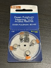 40 x 312 Size Hearing Aid Batteries Zinc air 10 Packs Use By April 2025