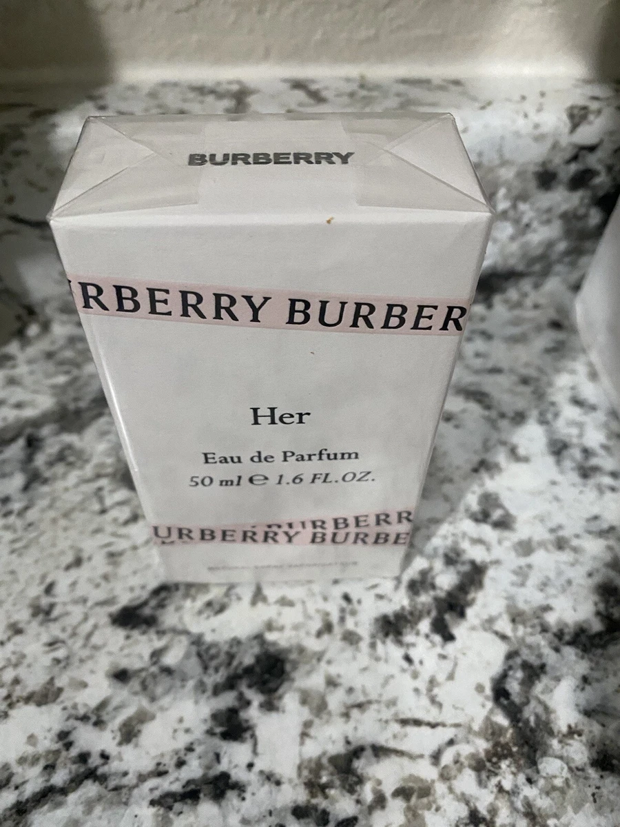 Burberry Her Eau De Parfum Spray for Women 1.6 Oz SEMI NEW. Sprayed 6x