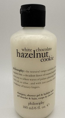 PHILOSOPHY WHITE CHOCOLATE HAZELNUT COOKIE 6 Oz AND SEALED 3in 1 shampoo, Shower