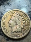 1863 Indian Head Cent, Copper Nickel, Better Date, 99c shipping