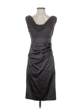 Suzi Chin for Maggy Boutique Women Gray Cocktail Dress 4