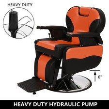 Heavy Duty Hydraulic Recling Barber Chair Barbershop Beauty Salon Spa Equipment