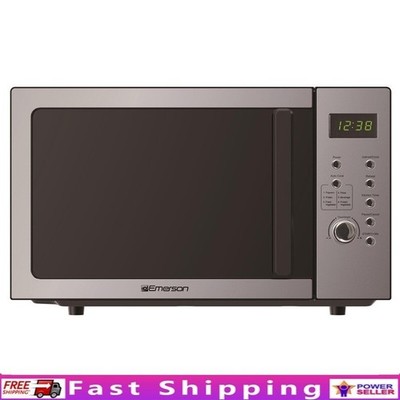 900W Digital Countertop Microwave Oven W/ Turntable 6 Cooking Modes Safety Lock