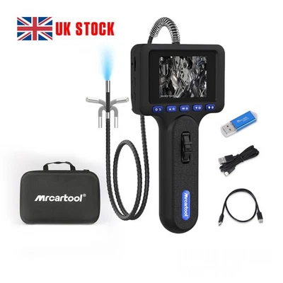 MRCARTOOL Industrial Endoscope Camera Inspection Camera Articulating Borescope 2.8" LCD UK